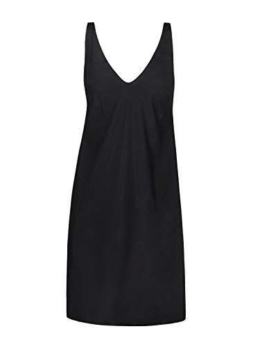 Wolford Damen Freizeitkleid Pure Dress, Frauen Basic,Sommerkleid,Slipdress,lockere Passform,tiefer Ausschnitt,7005 Black,Medium (M) von Wolford