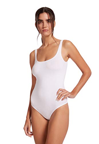 Wolford Damen Jamaika String Formender Body, Weiß, 42 (L) von Wolford