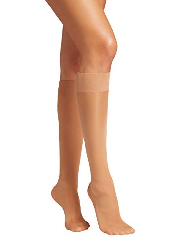 Wolford Damen Satin Touch 20 Knee-Highs Kniestrümpfe, 20 DEN, Beige (Gobi 4365), Small von Wolford
