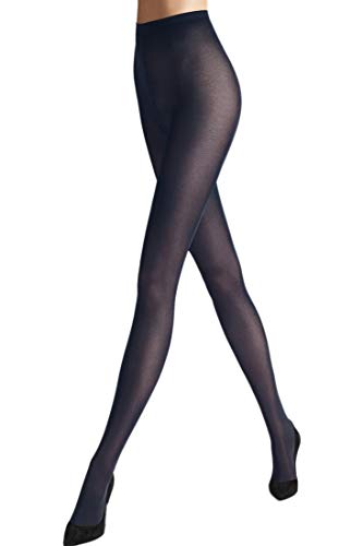 Wolford Damen Satin Opaque 50 Strumpfhose, 50 DEN, 5280 Admiral, Large von Wolford