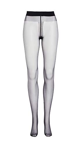 Wolford Damen Nude 8 Strumpfhose, 7 DEN, Schwarz, X-Small von Wolford