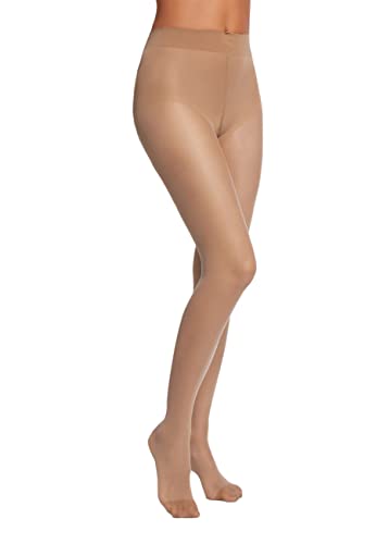 Wolford Damen Pure 10 Strumpfhose, 10 DEN, Braun (Caramel 4004), X-Large von Wolford