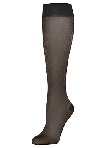 Wolford Damen Kniestrumpf Pure Energy 30 Leg Vitalizer, 30 Den, Schwarz (Black 7005), Small von Wolford