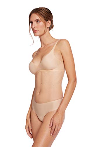 Wolford Damen Skin String, Frauen Tanga,Unterhose,Basic,enganliegend,figurbetont,4545 Nude,Large (L) von Wolford