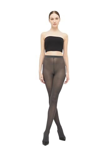 Wolford Velvet De Luxe 50 Strumpfhose Grau (Anthracite 7221), Medium von Wolford