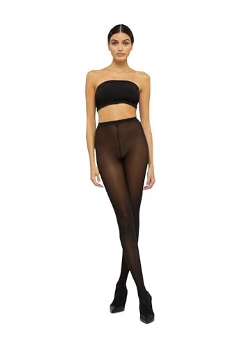 Wolford Velvet De Luxe 50 Strumpfhose Schwarz (Black 7005), Large von Wolford