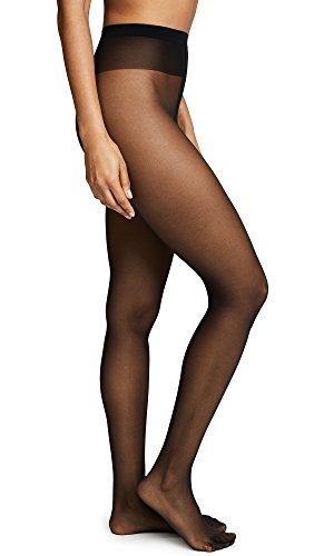 Wolford Damen Transparente Strumpfhose Individual 10 Tights,10 DEN,Frauen Struempfe,durchsichtig,durchscheinend,black,L (Large) von Wolford