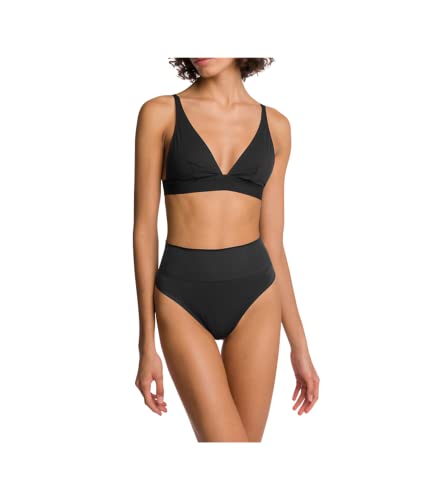 Wolford Damen Tanga, nahtlos, hohe Taille Tangahöschen, Schwarz, S von Wolford