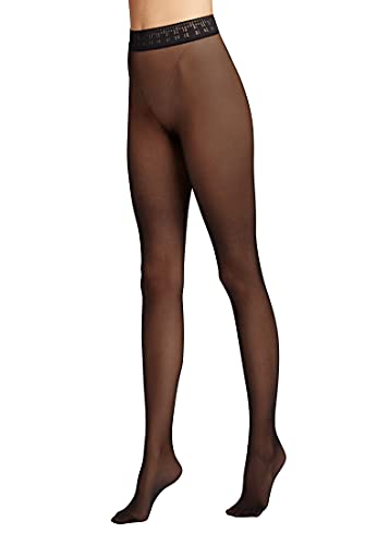 Wolford Damen Transparente Strumpfhose Fatal 15 Duo-Pack,15 DEN,Frauen Struempfe,durchsichtig,durchscheinend,matt,black,S (Small) von Wolford