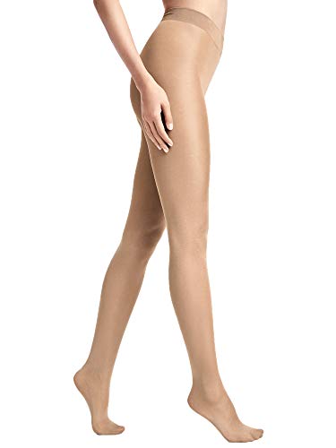 Wolford Damen Transparente Strumpfhose Pure Shimmer 40 Concealer Tigh,40 DEN,Frauen Struempfe,durchsichtig,schimmernd,fairly light,XS (X-Small) von Wolford