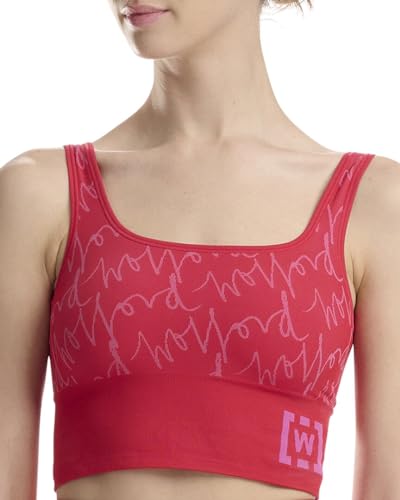 Wolford Damen W Athleisure Sport-BH, Red Glow/Orchid, Large von Wolford