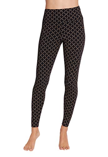 Wolford Damen W-Print Leggings black/desert XS von Wolford