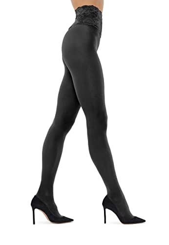 Wolford Fatal Lace Strumpfhose, schwarz, Gr e XS (4'11"-5'3", 45-65 kg), Schwarz von Wolford