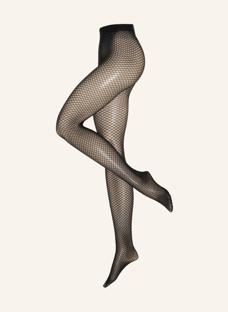 Wolford Feinstrumpfhose Shimmer Effect Mit Glitzergarn silber von Wolford