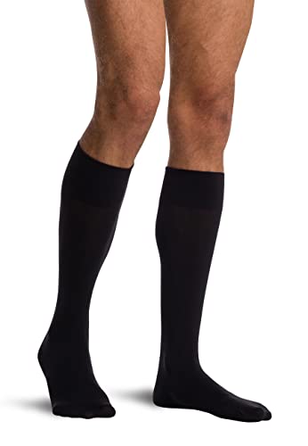 Wolford Herren Socken Cotton Velvet Knee-Socks,Männer Struempfe,Anzugsocken,weich,komfortabel,black,41-42 (41-42) von Wolford