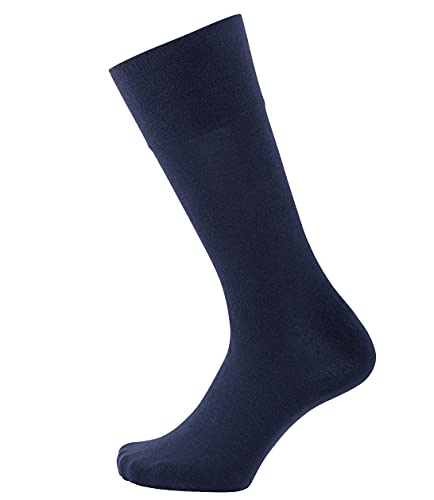Wolford Herren Cotton Velvet Socken, Blau (Admiral 5280), 39/40 von Wolford