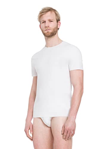 Wolford Herren Unterhemd Men's Pure T-Shirt,Männer Unterwäsche,T-Shirt,Kurzarm,Basic,Uni,White,M (Medium) von Wolford