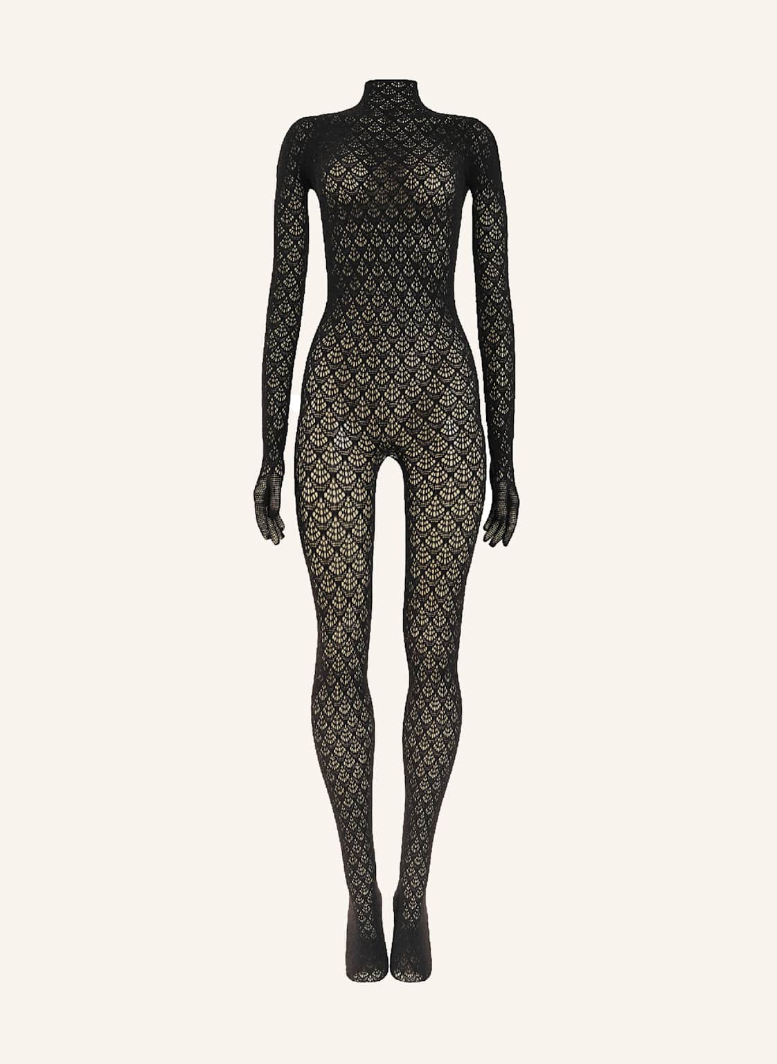 Wolford Hose Mermaid Net Catsuit schwarz von Wolford