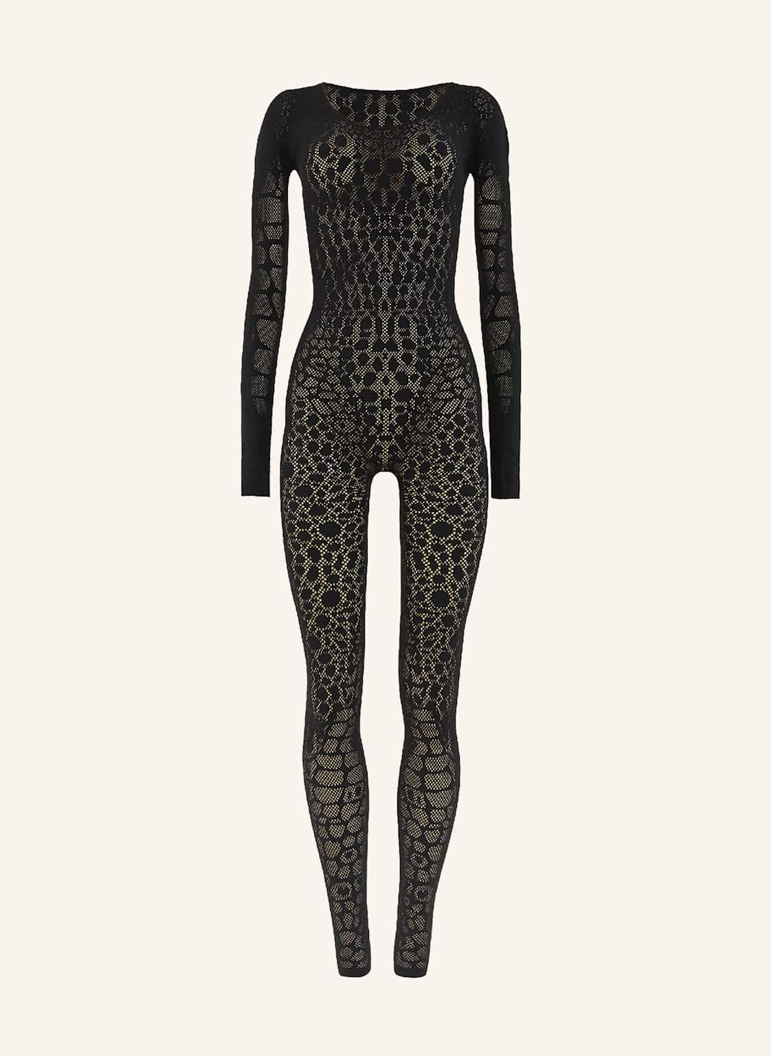 Wolford Hose Reptile Net Jumpsuit schwarz von Wolford