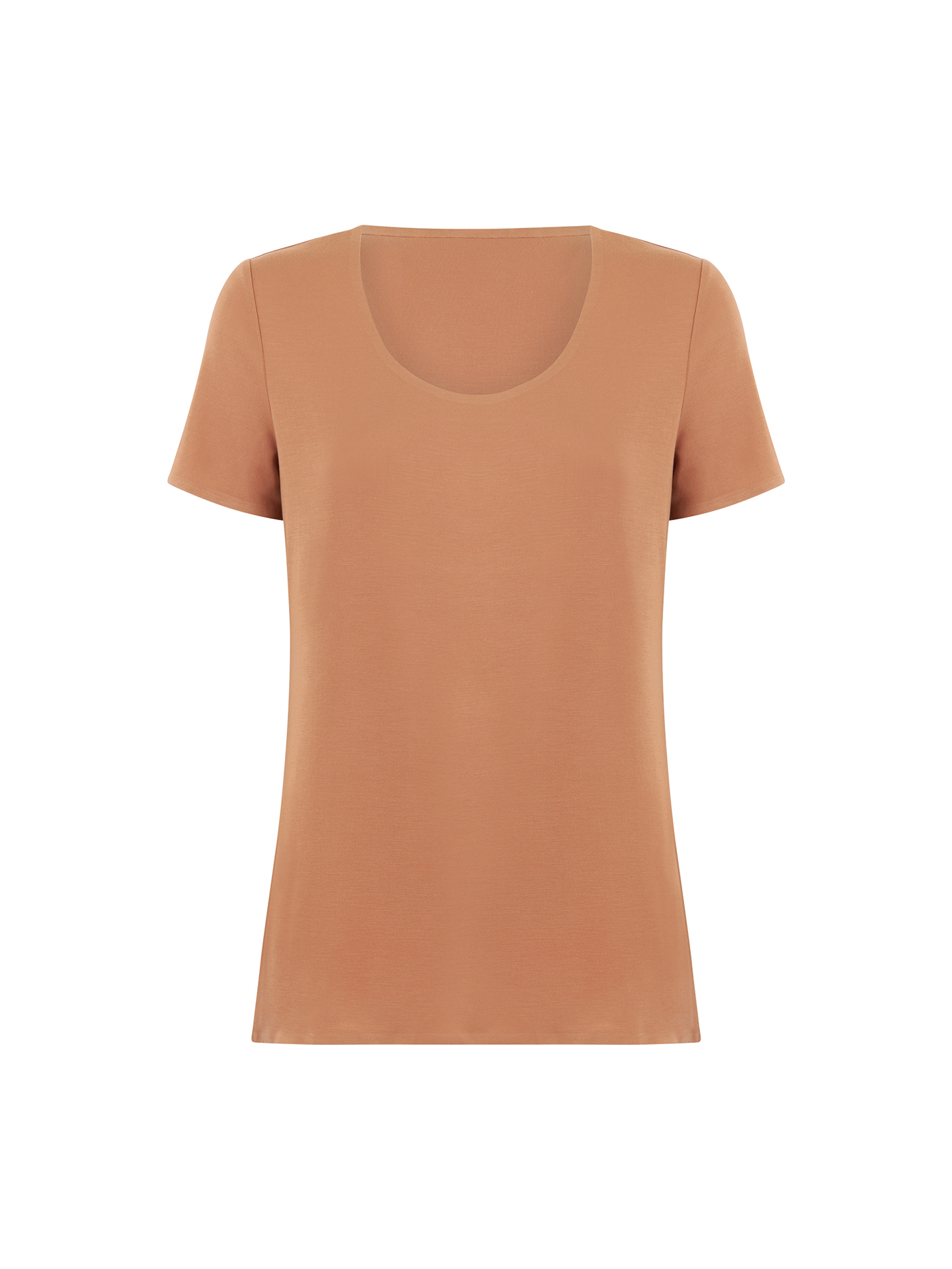 Wolford - Jersey Top Short Sleeves, Frau, soft lion, Größe: M von Wolford