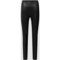 Wolford Leggings in Leder-Optik in Black, Größe M von Wolford