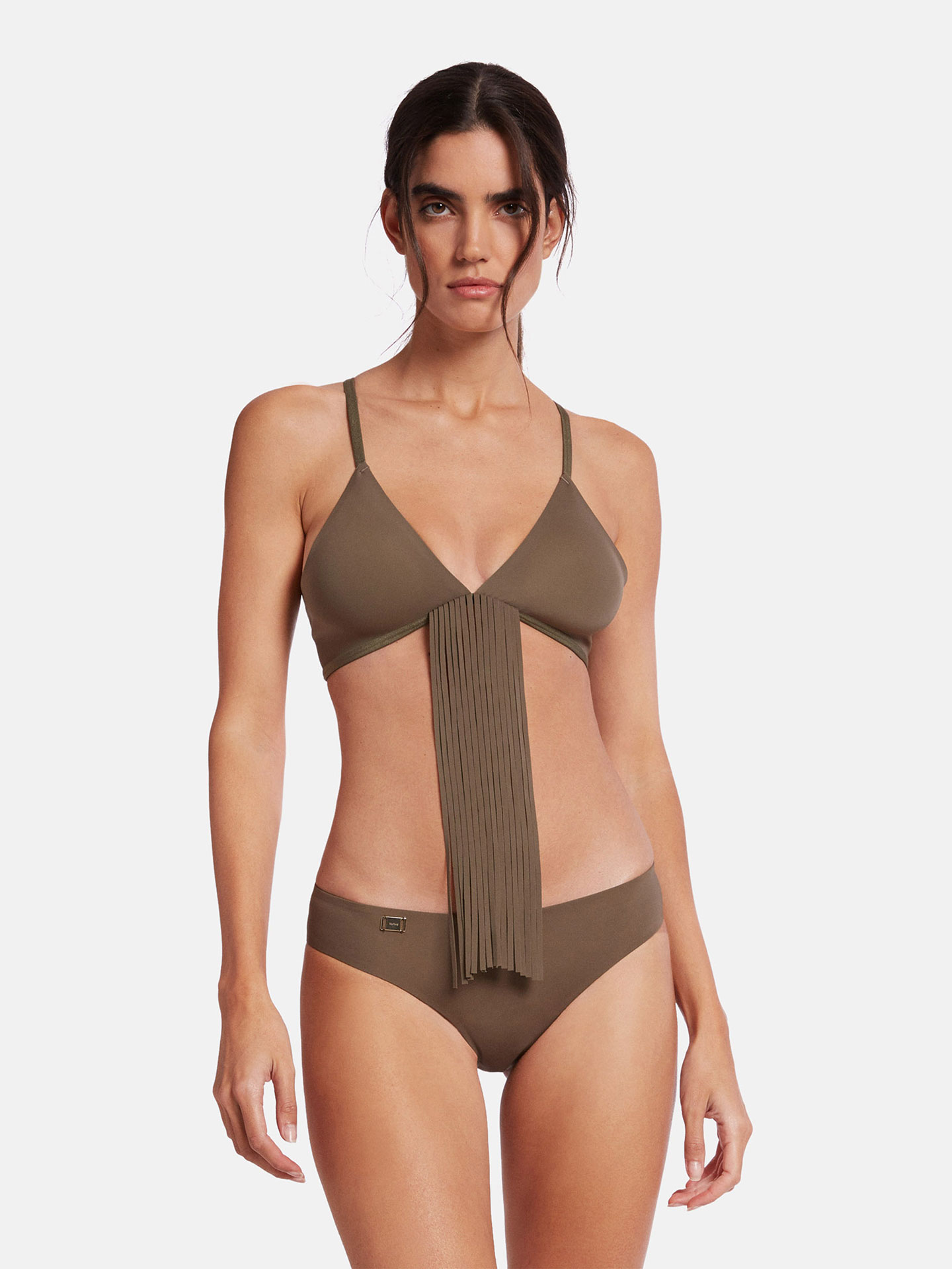 Wolford - Libertas Beach Bustier, Frau, army, Größe: XS von Wolford