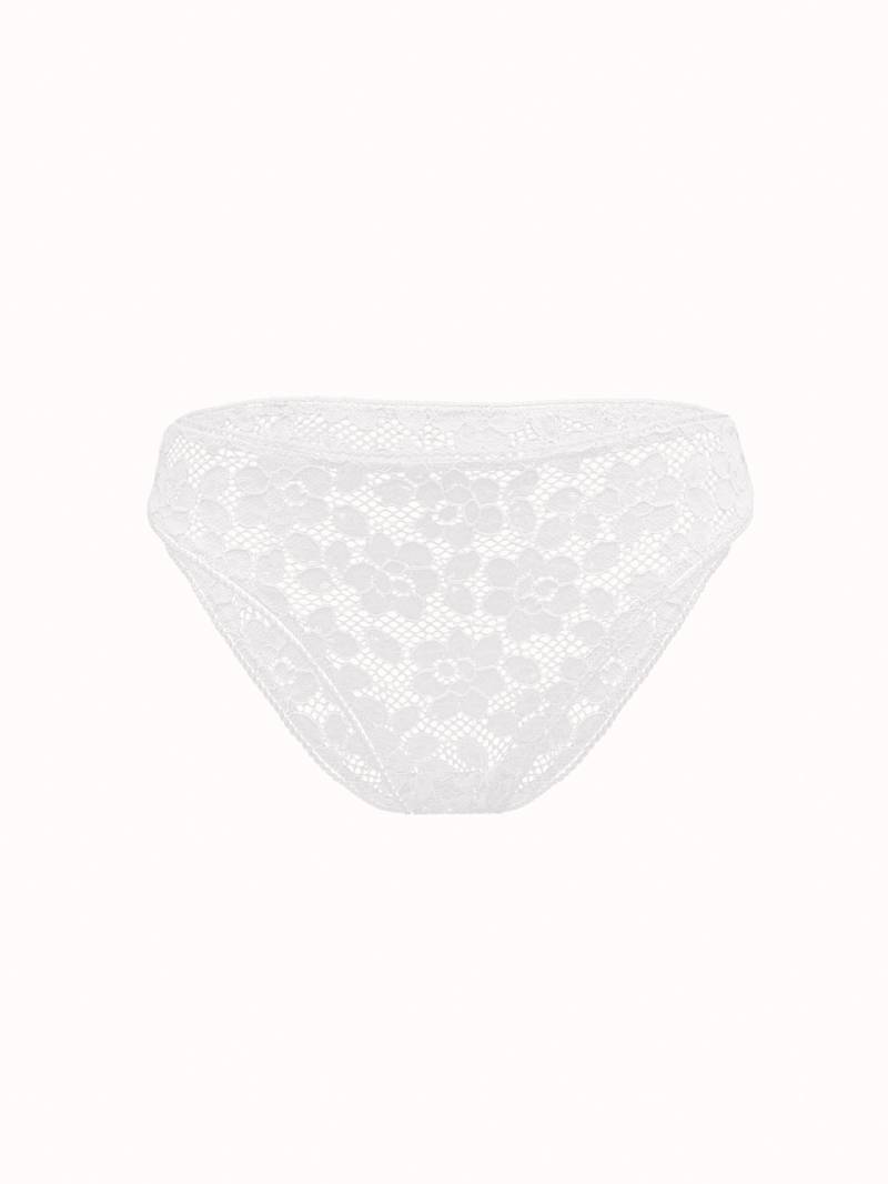 Wolford Lingerie Tanga Bold Lace Brief weiss von Wolford