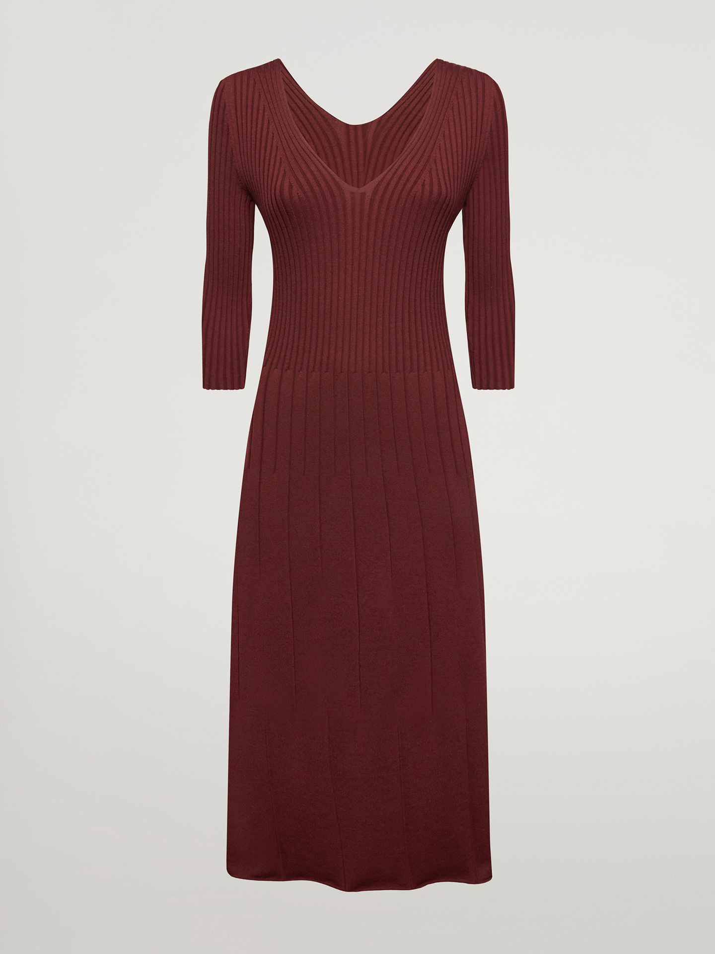 Wolford - Merino Rib Dress, Frau, port royale, Größe: S von Wolford