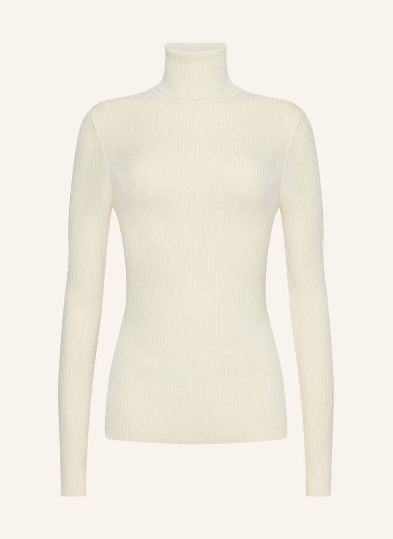 Wolford Pullover Merino Fine Rib Top Long Sleev weiss von Wolford