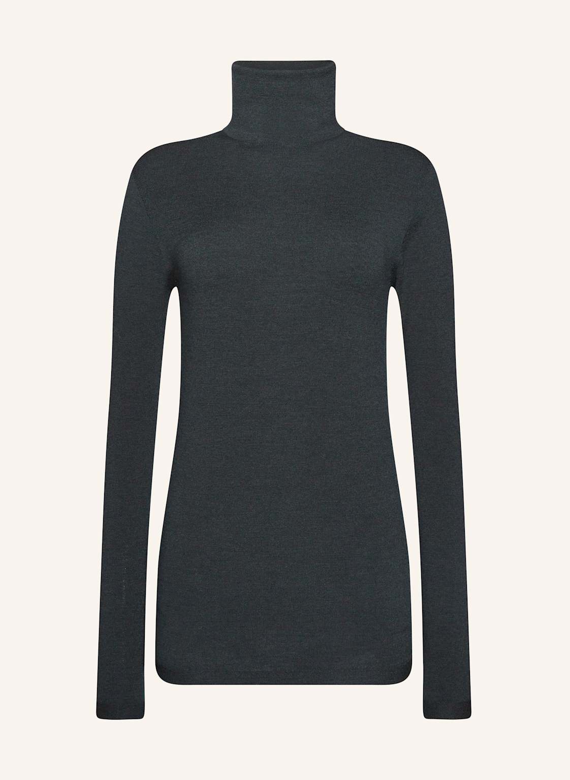 Wolford Pullover The Merino Top Long Sleeves gruen von Wolford