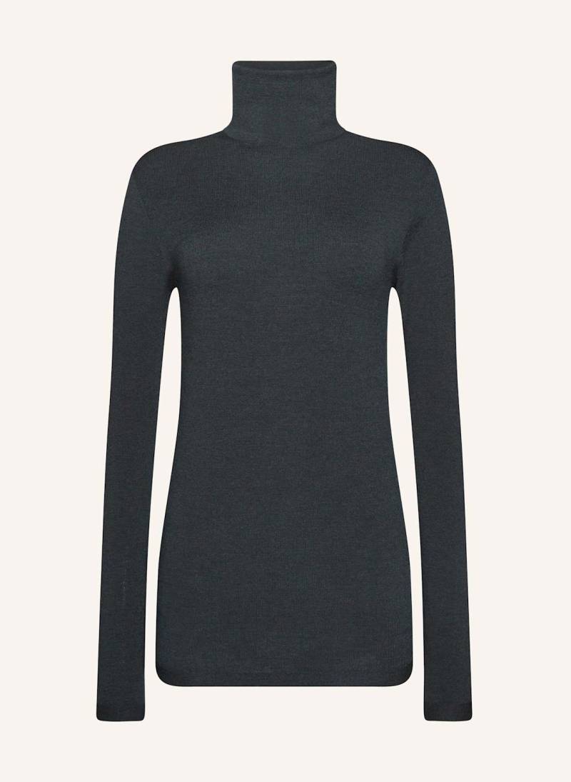 Wolford Pullover The Merino Top Long Sleeves gruen von Wolford