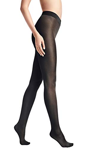 Wolford Damen Transparente Strumpfhose Pure Shimmer 40 Concealer Tigh,40 DEN,Frauen Struempfe,durchsichtig,durchscheinend,schimmernd,black,M (Medium) von Wolford