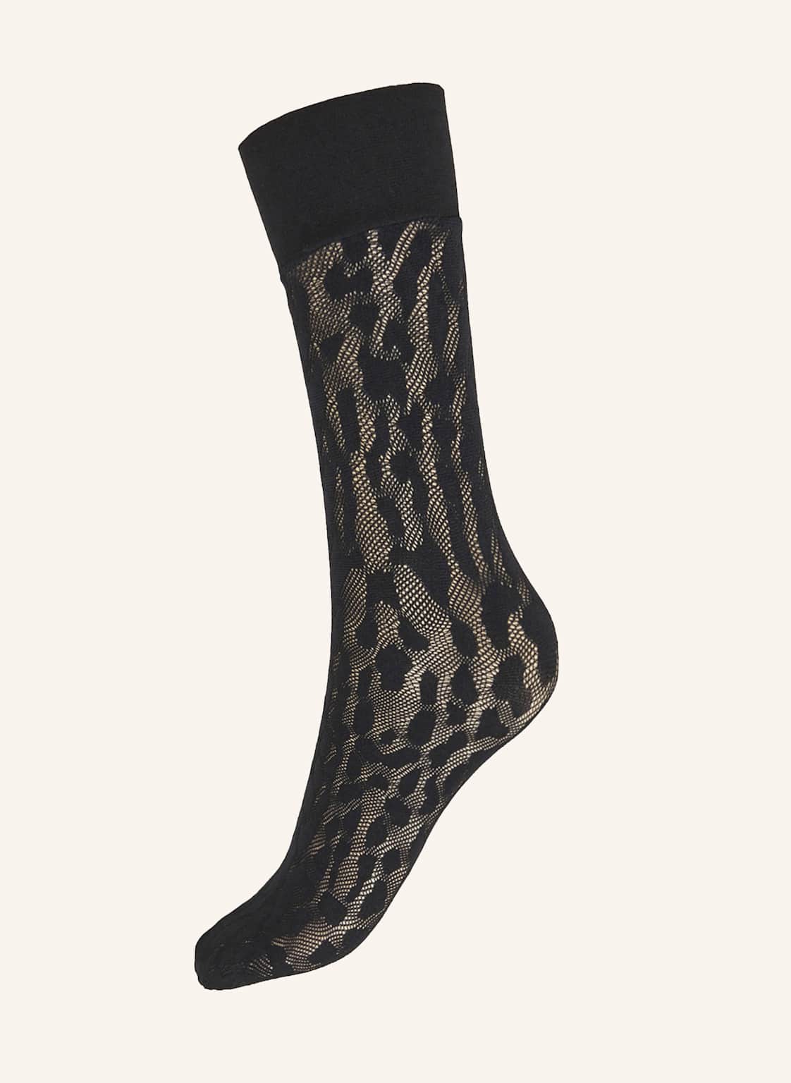 Wolford Socken Reptile Net Socks schwarz von Wolford