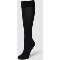 Wolford Socken mit Rippbündchen Modell 'Merino' in Black, Größe L von Wolford