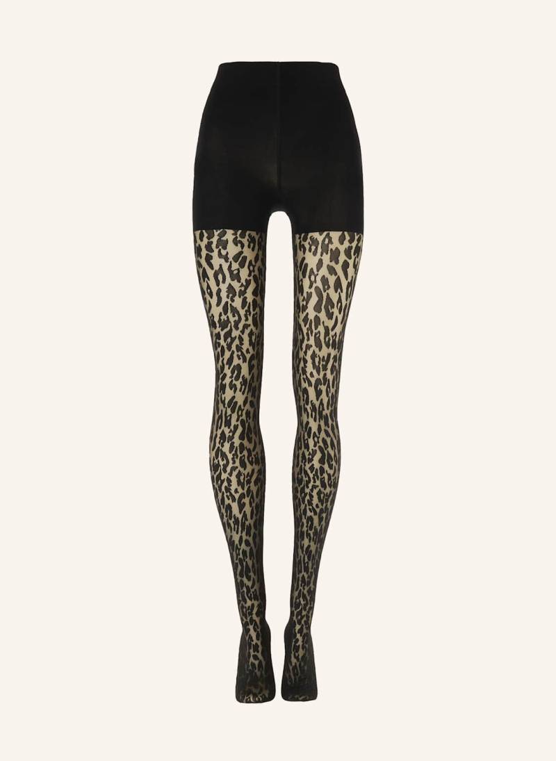 Wolford Strumpfhose Leo Control Top Tights schwarz von Wolford