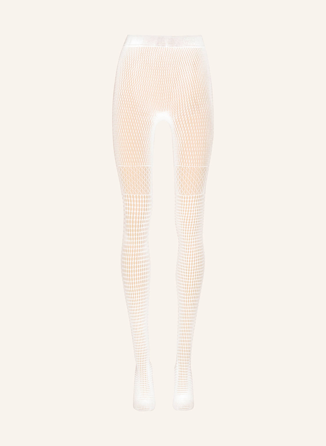 Wolford Strumpfhose Mosaic Net Tights weiss von Wolford