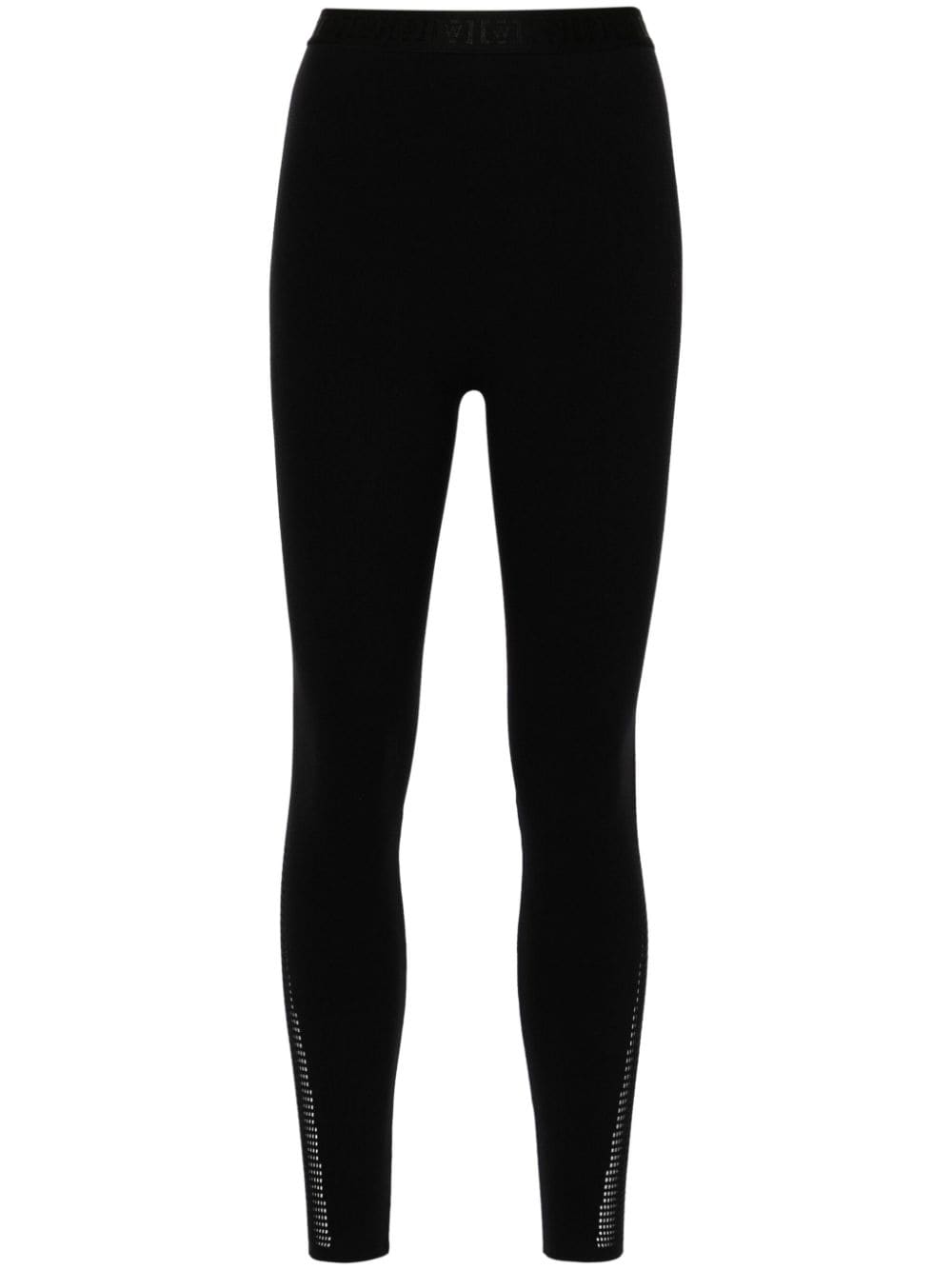 Wolford Leggings mit Logo-Bund - Schwarz von Wolford