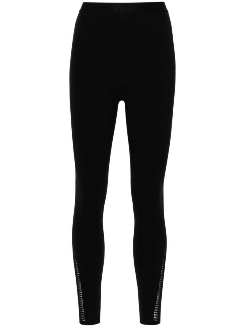 Wolford Leggings mit Logo-Bund - Schwarz von Wolford