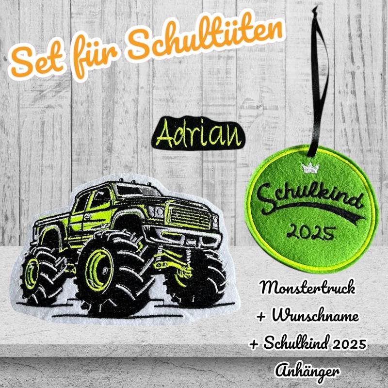 Aufnäher Monstertruck Truck Badge Bügelbild Applikation Für Schultüte Schulanfang 2025 Schulkind Aufnäher Monstertruck Truck Badge Bügelbild Applikation Für Schultüte Schulanfang 2025 Schulkind von WolfsrudelDresden