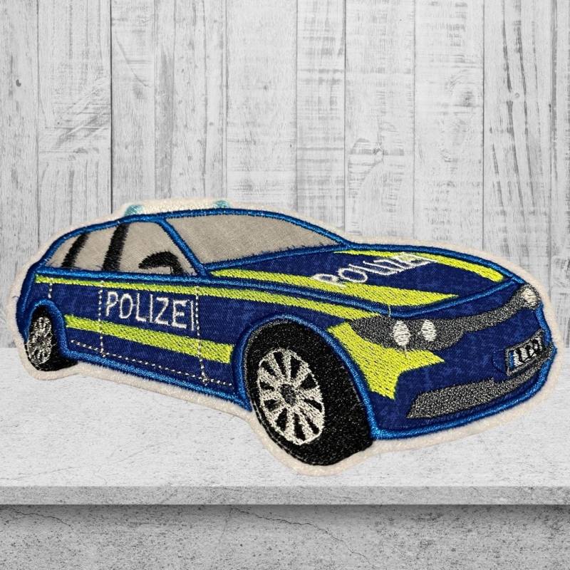 Aufnäher Polizei Badge Bügelbild Applikation Für Schultüte Schulanfang von WolfsrudelDresden