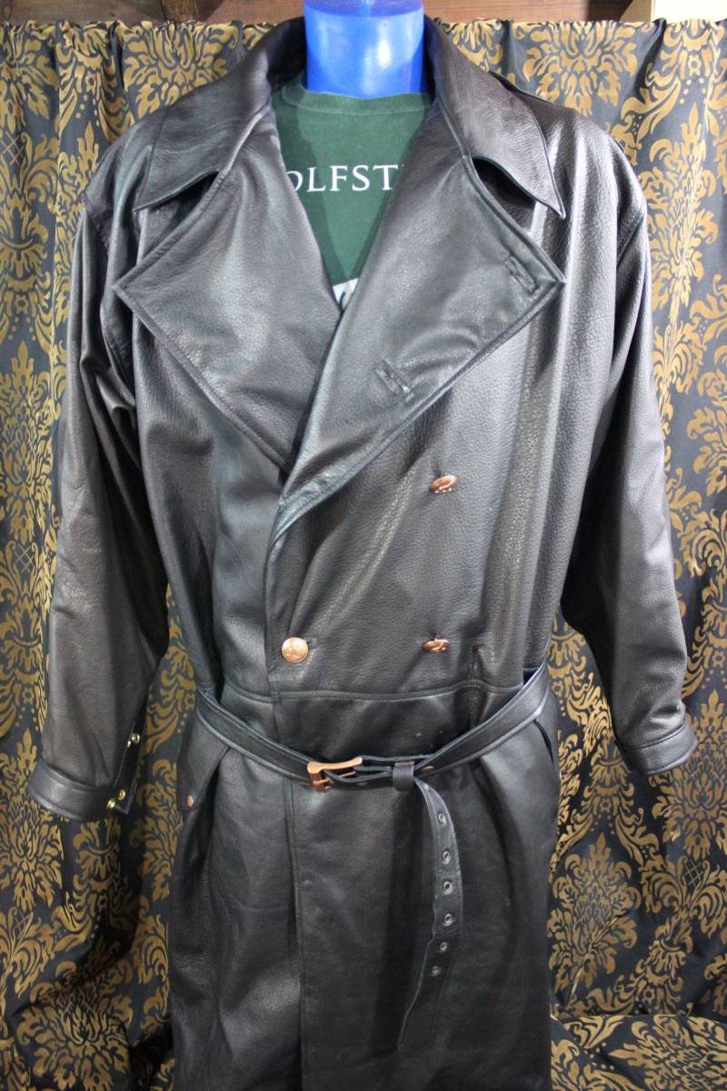 Erstaunliche Benutzerdefinierte Hirschleder Trenchcoat von WolfstrykerLeather