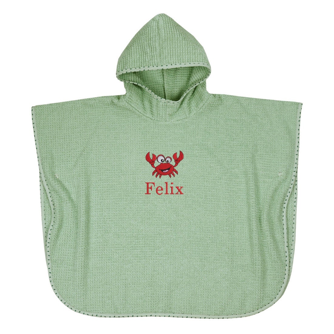 Bio Badeponcho Deluxe Mit Namen Bestickt Helloliv - Poncho Als Geschenk Individualisiert Zum Geburtstag, Taufe Oder Geburt Bio Badeponcho Deluxe Mit Namen Bestickt Helloliv - Poncho Als Geschenk Individualisiert Zum Geburtstag, Taufe Oder Geburt von Wolimbo