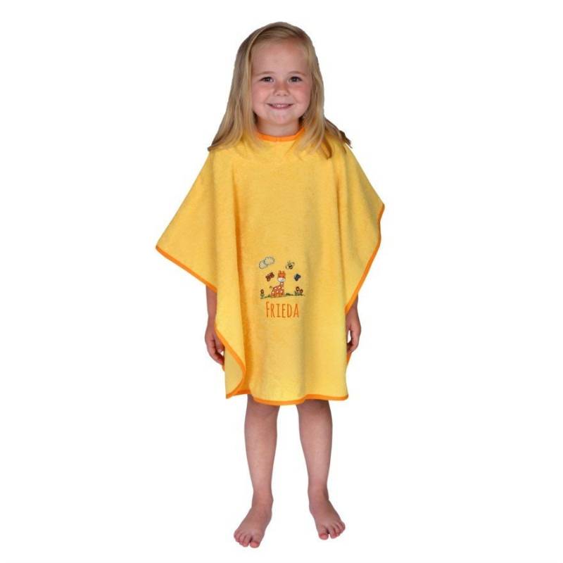 Poncho Gelb Mit Kapuze Giraffen-Motiv Und Name Bestickt Badeponcho Geschenk Zur Geburt Geburtstag Oder Taufe Poncho Gelb Mit Kapuze Giraffen-Motiv Und Name Bestickt Badeponcho Geschenk Zur Geburt Geburtstag Oder Taufe von Wolimbo