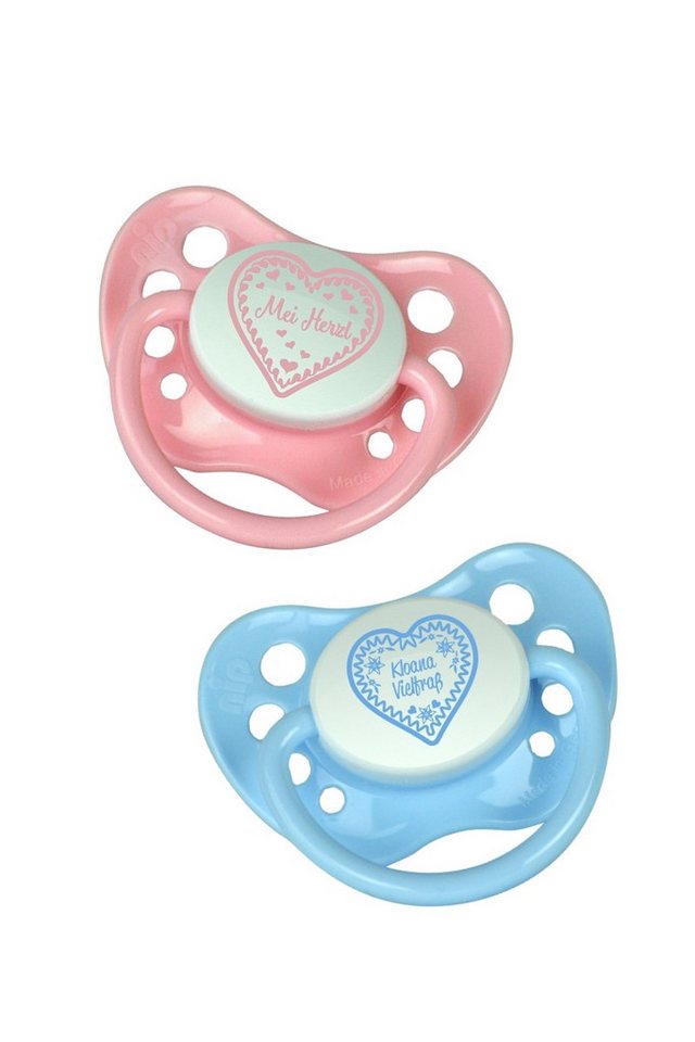 Wolke 3 Trachtenkleid Nuckel - LEBKUCHENHERZ - hellblau, rosa von Wolke 3