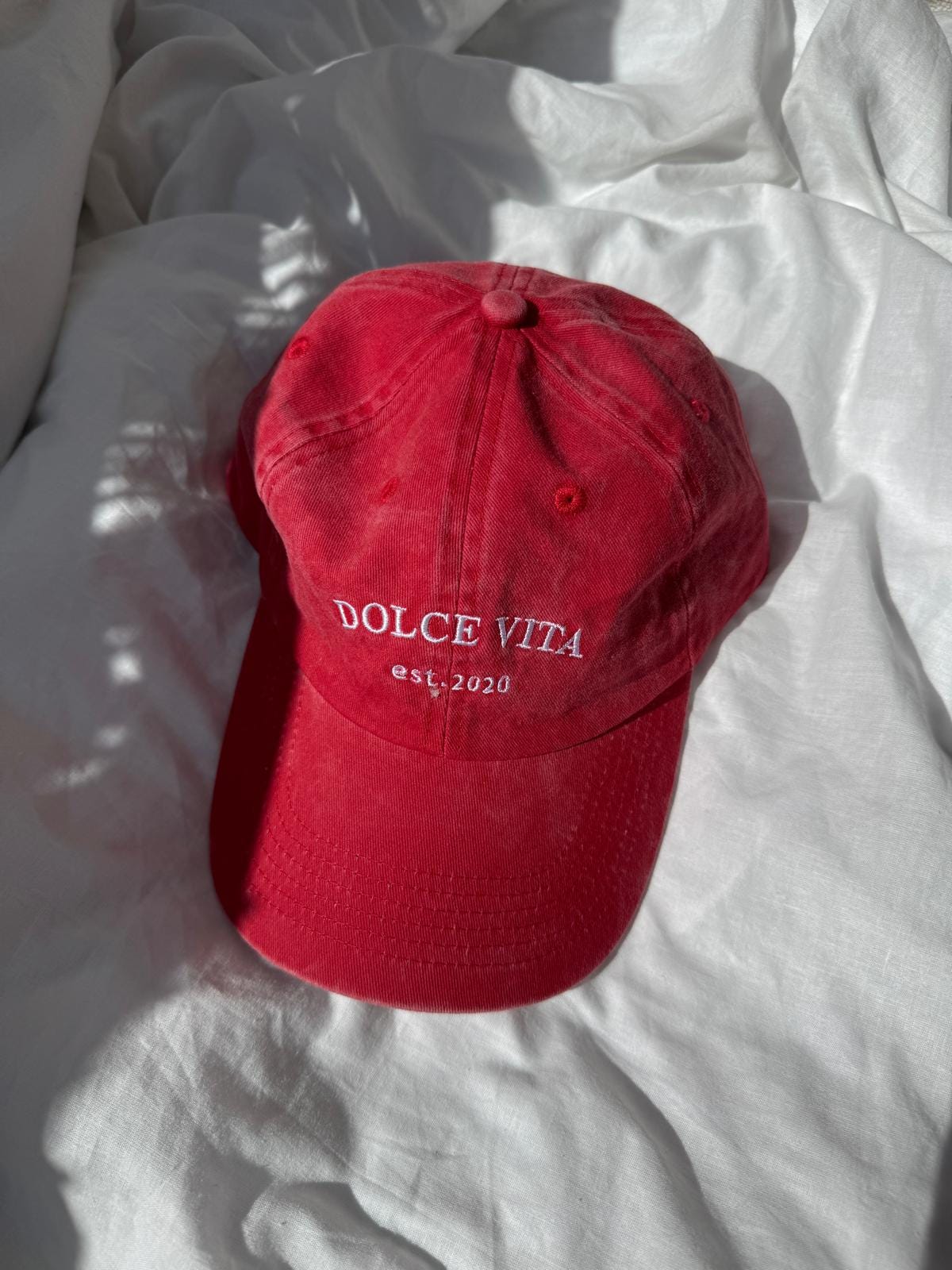 Baseball - Cap "Dolce Vita" Baseball - Cap "Dolce Vita" von Wolkenbilder