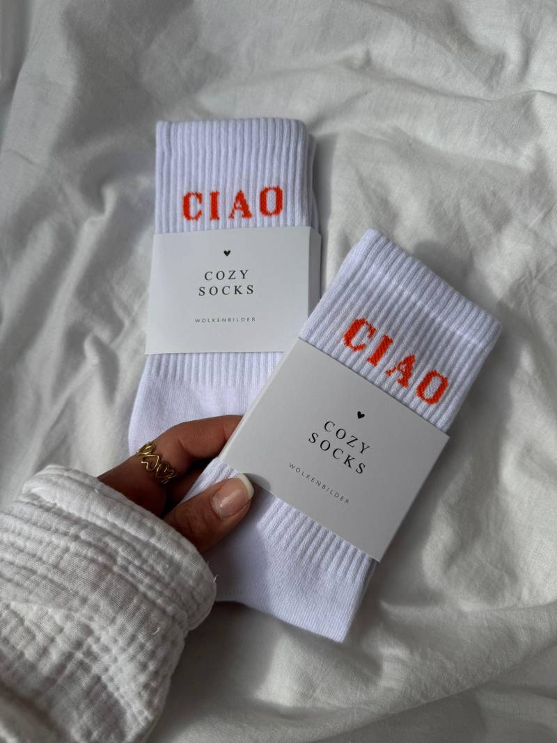 Cozy Socks "Ciao" Cozy Socks "Ciao" von Wolkenbilder