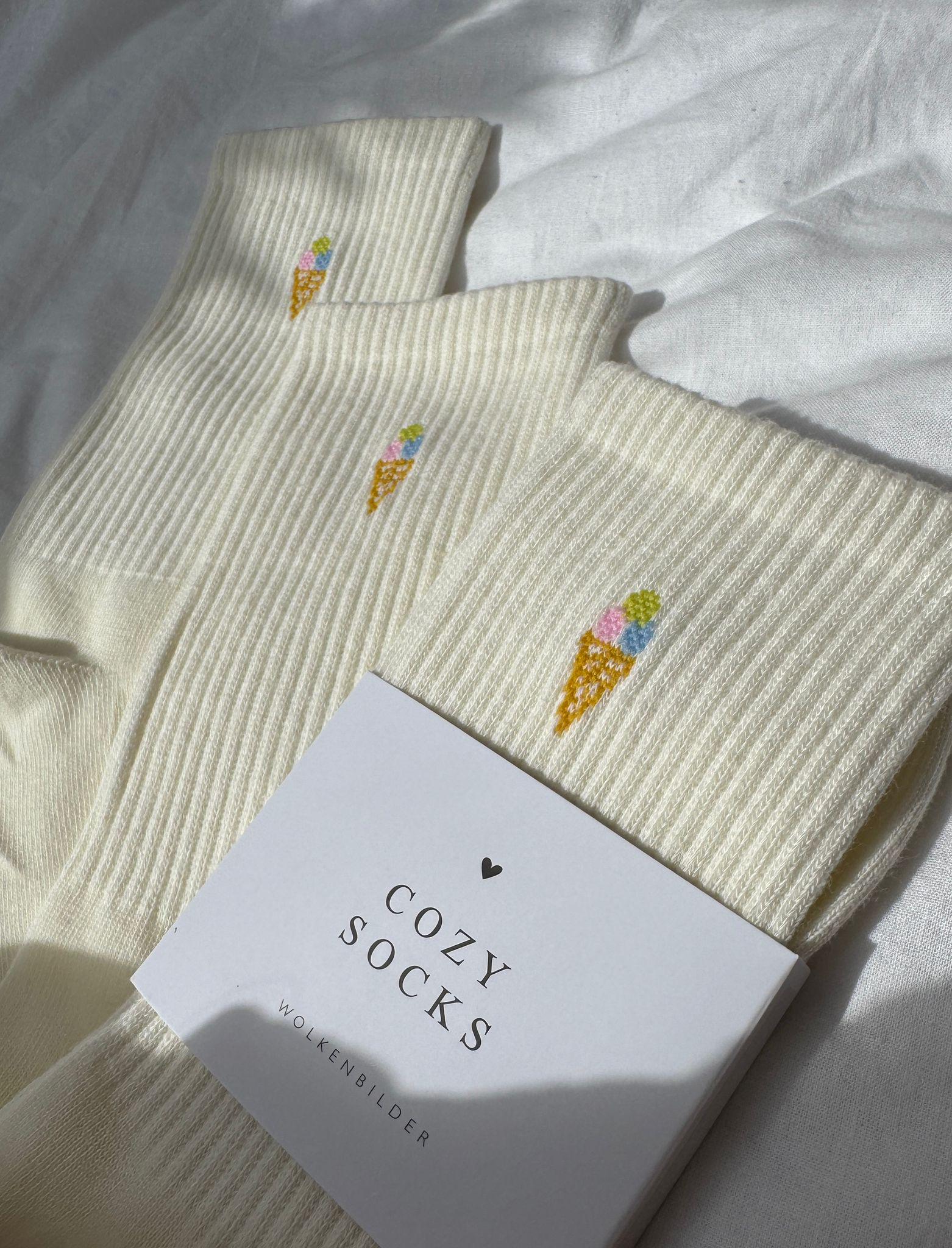 Cozy Socks "Ice Cream" Cozy Socks "Ice Cream" von Wolkenbilder