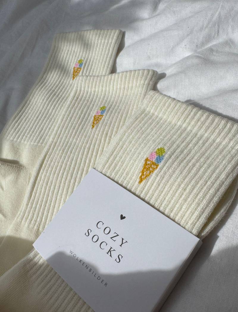 Cozy Socks "Ice Cream" Cozy Socks "Ice Cream" von Wolkenbilder