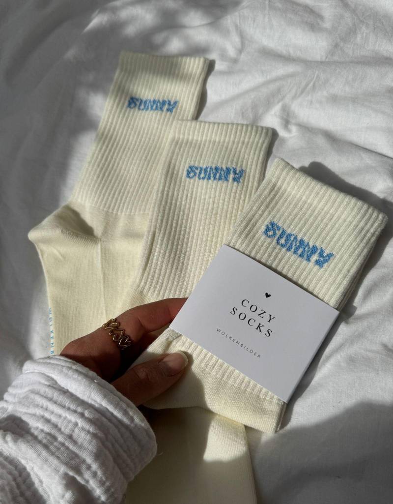 Cozy Socks "Sunny" von Wolkenbilder