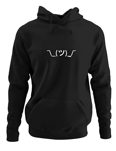 Wolkenbruch® Hoodie Achselzucken Strichmännchen, Gr.3XL von Wolkenbruch